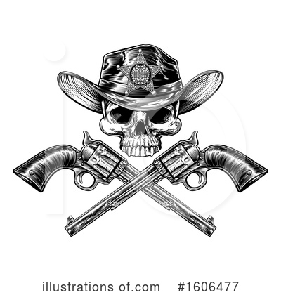Royalty-Free (RF) Skull Clipart Illustration by AtStockIllustration - Stock Sample #1606477