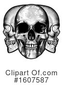 Skull Clipart #1607587 by AtStockIllustration