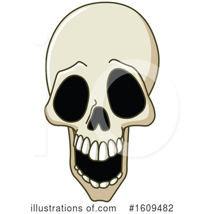 Royalty-Free (RF) Skull Clipart Illustration by yayayoyo - Stock Sample #1609482
