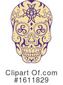Skull Clipart #1611829 by patrimonio