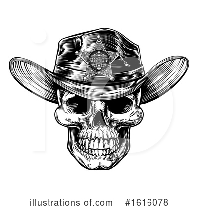 Royalty-Free (RF) Skull Clipart Illustration by AtStockIllustration - Stock Sample #1616078