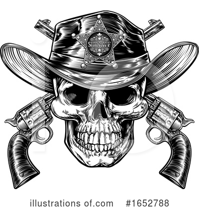 Royalty-Free (RF) Skull Clipart Illustration by AtStockIllustration - Stock Sample #1652788