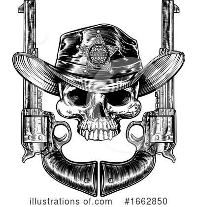 Royalty-Free (RF) Skull Clipart Illustration by AtStockIllustration - Stock Sample #1662850