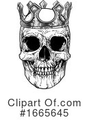 Skull Clipart #1665645 by AtStockIllustration