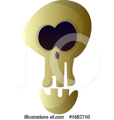 Royalty-Free (RF) Skull Clipart Illustration by Morphart Creations - Stock Sample #1682710