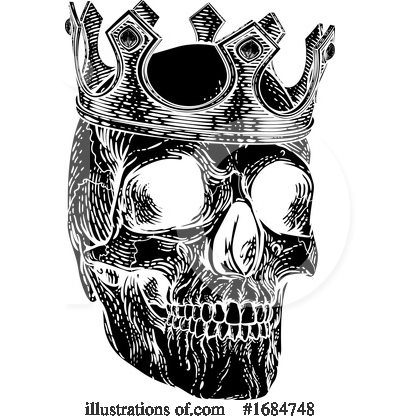 Royalty-Free (RF) Skull Clipart Illustration by AtStockIllustration - Stock Sample #1684748