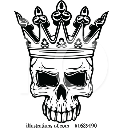 Royalty-Free (RF) Skull Clipart Illustration by Vector Tradition SM - Stock Sample #1689190