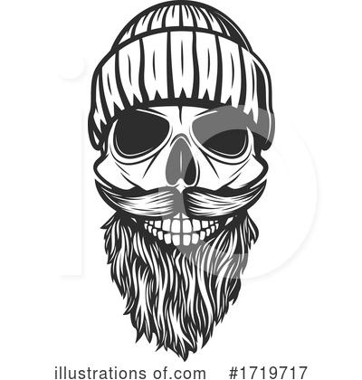 Royalty-Free (RF) Skull Clipart Illustration by Vector Tradition SM - Stock Sample #1719717