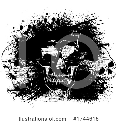 Royalty-Free (RF) Skull Clipart Illustration by dero - Stock Sample #1744616