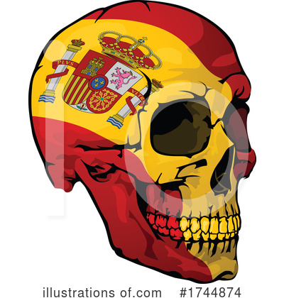 Royalty-Free (RF) Skull Clipart Illustration by dero - Stock Sample #1744874