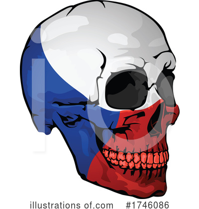 Royalty-Free (RF) Skull Clipart Illustration by dero - Stock Sample #1746086