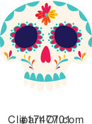 Skull Clipart #1747701 by Vector Tradition SM
