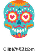 Skull Clipart #1747710 by Vector Tradition SM