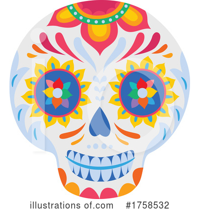 Royalty-Free (RF) Skull Clipart Illustration by Vector Tradition SM - Stock Sample #1758532