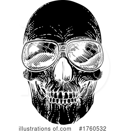Royalty-Free (RF) Skull Clipart Illustration by AtStockIllustration - Stock Sample #1760532