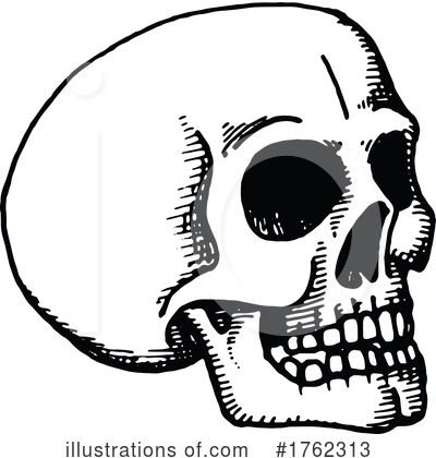 Royalty-Free (RF) Skull Clipart Illustration by Vector Tradition SM - Stock Sample #1762313
