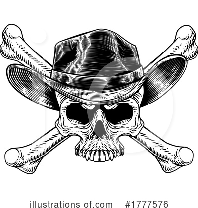 Royalty-Free (RF) Skull Clipart Illustration by AtStockIllustration - Stock Sample #1777576