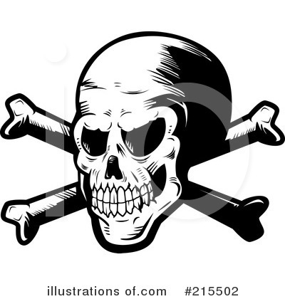 Skull And Crossbones Clipart #215502 by Cory Thoman