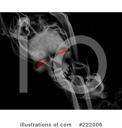 Royalty-Free (RF) Skull Clipart Illustration by KJ Pargeter - Stock Sample #222006