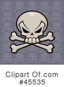 Skull Clipart #45535 by John Schwegel