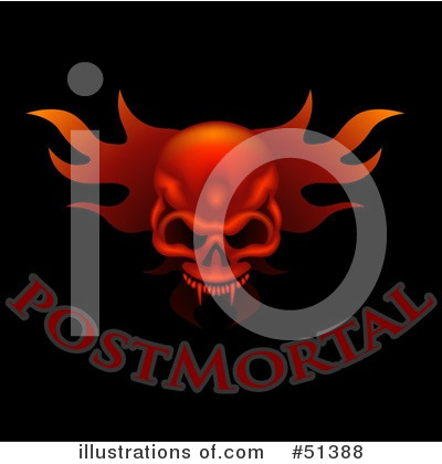 Royalty-Free (RF) Skull Clipart Illustration by dero - Stock Sample #51388