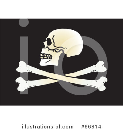 Royalty-Free (RF) Skull Clipart Illustration by Snowy - Stock Sample #66814