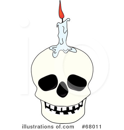 Royalty-Free (RF) Skull Clipart Illustration by Pams Clipart - Stock Sample #68011