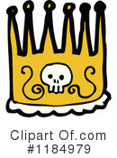 Skull Crown Clipart #1184979 by lineartestpilot