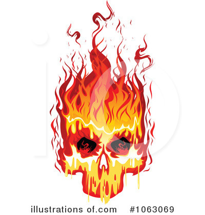Royalty-Free (RF) Skulls Clipart Illustration by Vector Tradition SM - Stock Sample #1063069