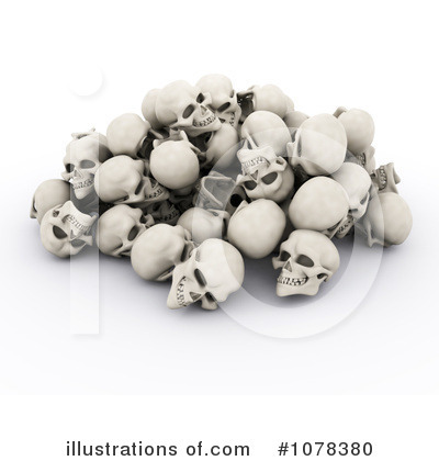 Royalty-Free (RF) Skulls Clipart Illustration by KJ Pargeter - Stock Sample #1078380
