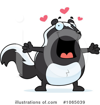 Royalty-Free (RF) Skunk Clipart Illustration by Cory Thoman - Stock Sample #1065039