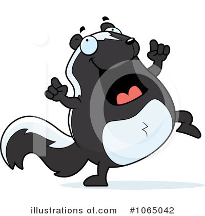 Royalty-Free (RF) Skunk Clipart Illustration by Cory Thoman - Stock Sample #1065042