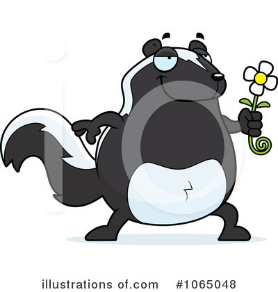 Royalty-Free (RF) Skunk Clipart Illustration by Cory Thoman - Stock Sample #1065048