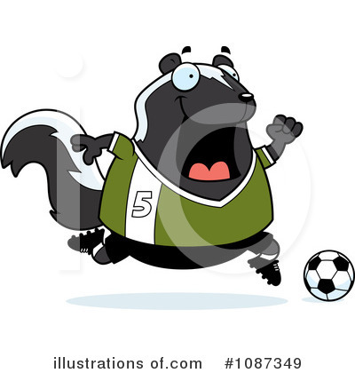 Royalty-Free (RF) Skunk Clipart Illustration by Cory Thoman - Stock Sample #1087349