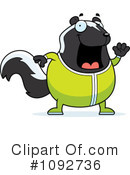 Skunk Clipart #1092736 by Cory Thoman