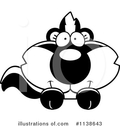 Royalty-Free (RF) Skunk Clipart Illustration by Cory Thoman - Stock Sample #1138643