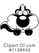 Skunk Clipart #1138643 by Cory Thoman