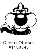Skunk Clipart #1138645 by Cory Thoman