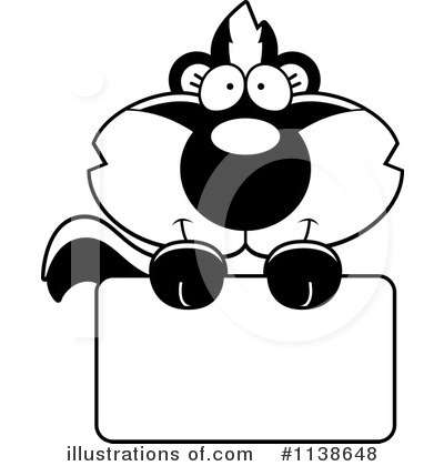 Royalty-Free (RF) Skunk Clipart Illustration by Cory Thoman - Stock Sample #1138648
