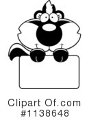 Skunk Clipart #1138648 by Cory Thoman