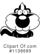 Skunk Clipart #1138689 by Cory Thoman