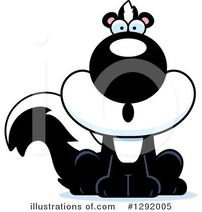 Royalty-Free (RF) Skunk Clipart Illustration by Cory Thoman - Stock Sample #1292005