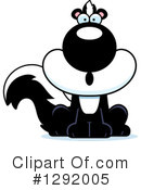 Skunk Clipart #1292005 by Cory Thoman