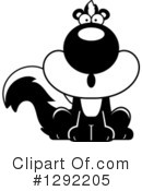 Skunk Clipart #1292205 by Cory Thoman