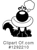 Skunk Clipart #1292210 by Cory Thoman