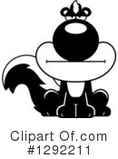 Skunk Clipart #1292211 by Cory Thoman