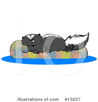 Royalty-Free (RF) Skunk Clipart Illustration by djart - Stock Sample #13257