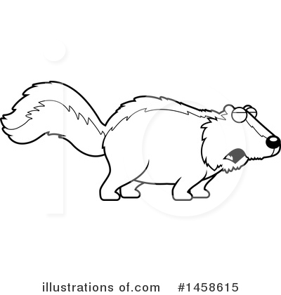 Royalty-Free (RF) Skunk Clipart Illustration by Cory Thoman - Stock Sample #1458615