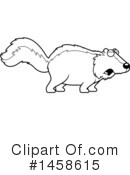 Skunk Clipart #1458615 by Cory Thoman