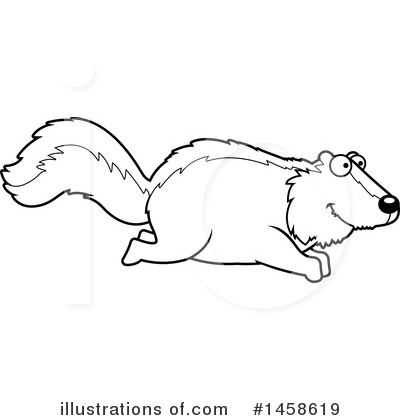 Royalty-Free (RF) Skunk Clipart Illustration by Cory Thoman - Stock Sample #1458619